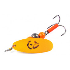 Блесна вращающаяся Savage Gear Caviar Spinner #4 Sinking Fluo Orange, 18г, арт.43628